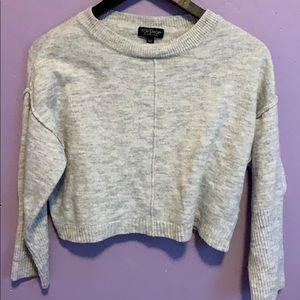 Top shop grey long-sleeve